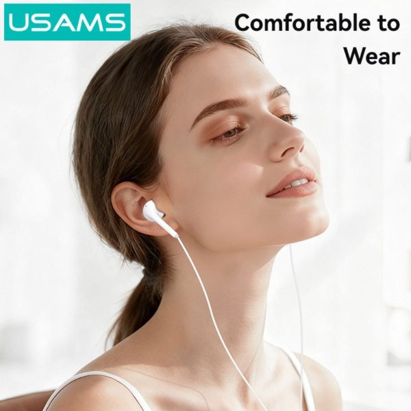 Manos Libres Stereo Tipo C 1.2 M EP-50 Blanco SJ771 USAMS