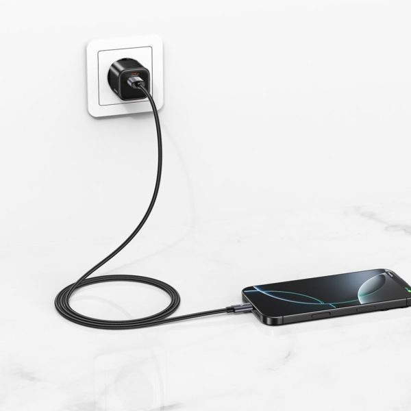 Cable de Datos USB A a USB C SJ767 3A 18W 1.2m Gris USAMS