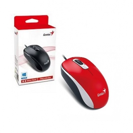Mouse DX-110 USB Rojo Genius